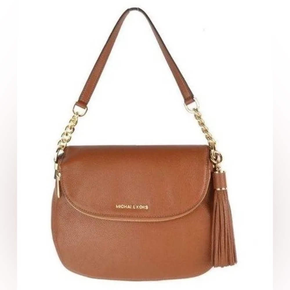 Michael Kors Leather Bedford Tassel Purse